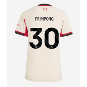 Damen Fußballbekleidung Liverpool Jeremie Frimpong #30 Auswärtstrikot 2025-26 Kurzarm